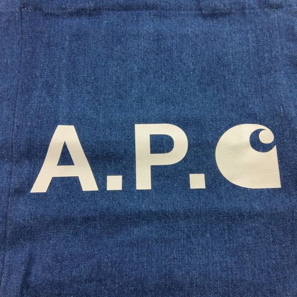 A.P.C. x Carhartt WIP Denim Tote Bag - Picture 4 of 6